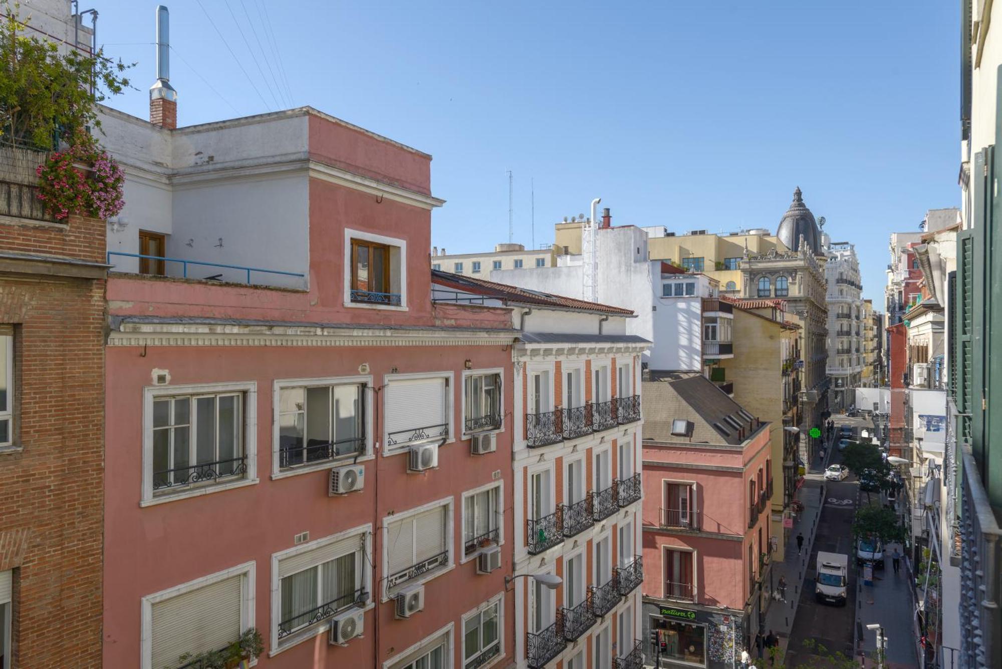 Gran Via New 2Br 1Bth Elevator Apartment Madrid Exterior photo